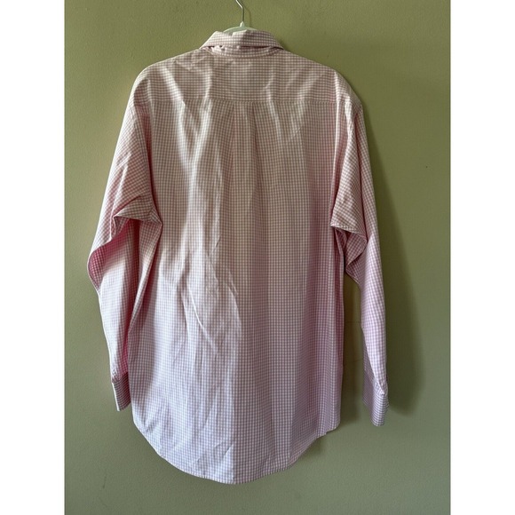 Vineyard Vines Whale Shirt Mens Medium Pink  Gingham Check Button Down Shirt EUC - Picture 3 of 12